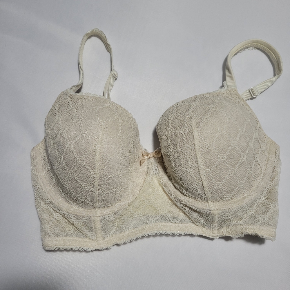 Victoria's Secret Lace Underwire Corset Bra 34DD